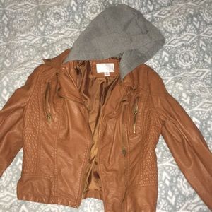 Brown riding jacket
